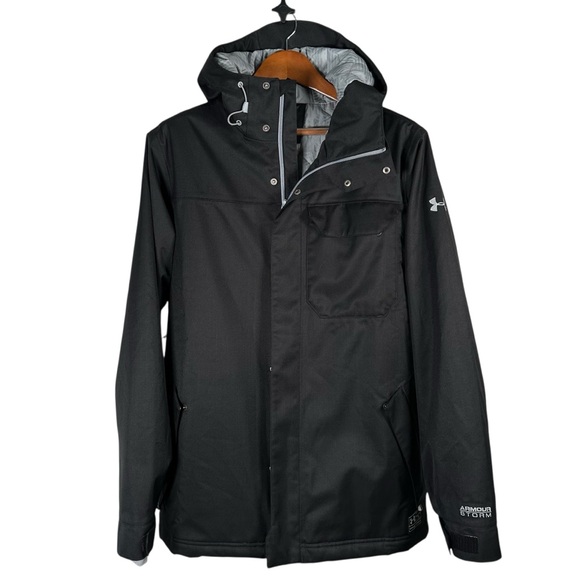 Under Armour Other - Under Armour Infrared Men’s Medium Parka Black Gray Winter Skiing Outdoor Arctic